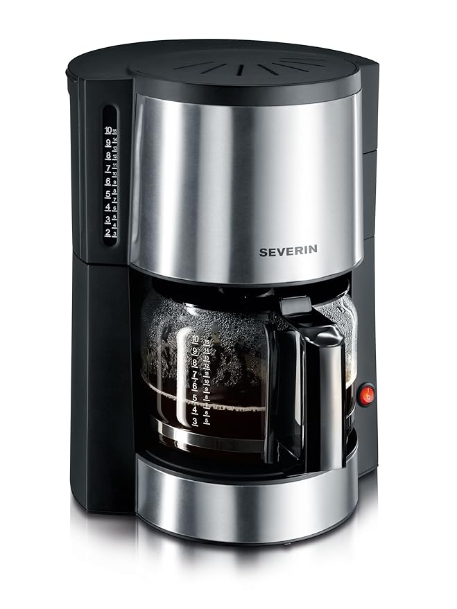 Severin Filter Coffee Maker Stainless Steel for 10 cups Amazon.co.uk