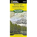 Merced and Tuolumne Rivers [Stanislaus National Forest] (National Geographic Trails Illustrated Map)