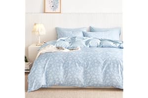 Wake In Cloud - Floral Comforter Set, Coquette Cottagecore Aesthetic Flower Shabby Chic Pattern for Women Teen Girls, Soft Li