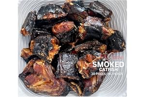 Smoked Dry Catfish 1.09LB | 10 Pieces | With No Heads