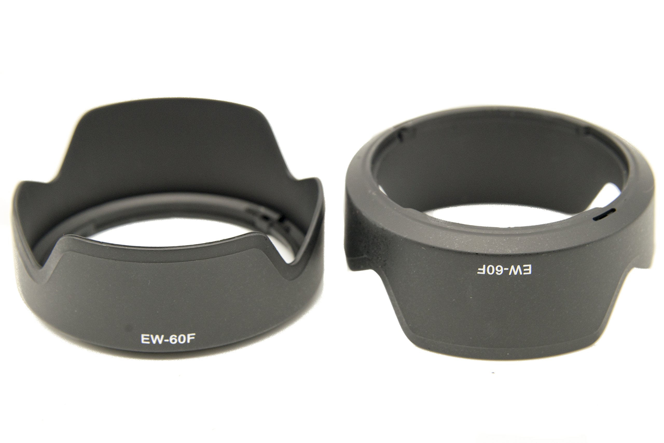 PROtastic Replacement EW-60F Petal Lens Hood *** 2 PACK *** For Canon EF-M 18-150mm f/3.5-6.3 IS STM Lens
