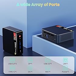 Beelink SER5 Mini PC,AMD Ryzen 5 5560U