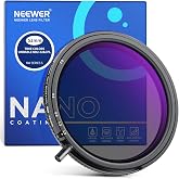 NEEWER 52mm True Colors Variable ND Filter ND2-ND32 &amp; CPL, 2 in 1 Adjustable Neutral Density and Circular Polarizing Filter, Multi Coated HD Optical Glass/Aluminum Frame