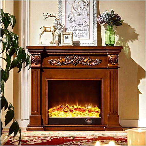 YLJYJ Kamine Elektrischer, elektrischer Kamin & Premium-Kamin - Weiße