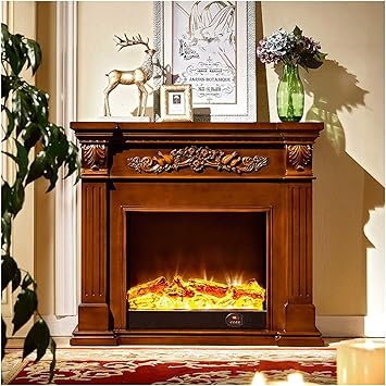 YLJYJ Kamine Elektrischer, elektrischer Kamin & Premium-Kamin - Weiße