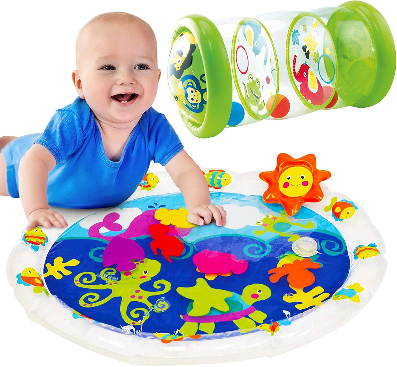 babies playing with toys