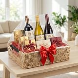 woodluv Large Weaved Storage Basket Seagrass with Wooden Handles 27.5x37.5x11 cm view 6