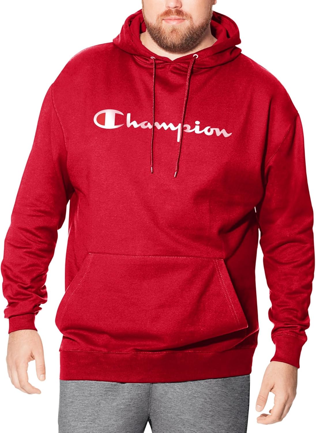 champion men's performance fleece pullover hoodie