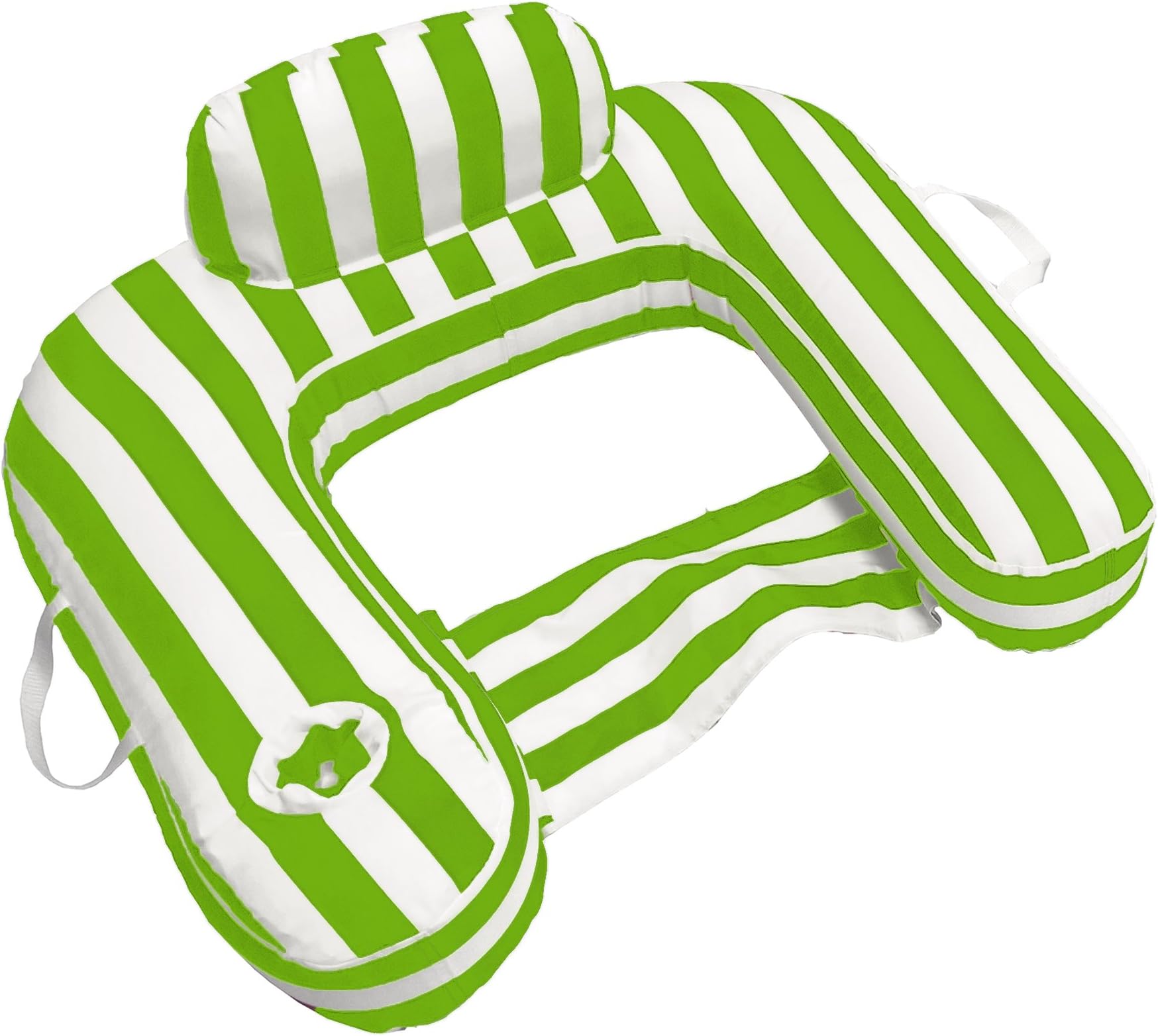 Drift and Escape NT6011-LM Pool Seat Float, Lime Green, 31" L x 28" W x 16" H