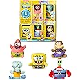 Micro Teenies - Spongebob Square Pants 5-Pack - Collectible Miniature Plush Figure, Suffed Animal, Toy Mini Soft Figure for Kids Ages 4+