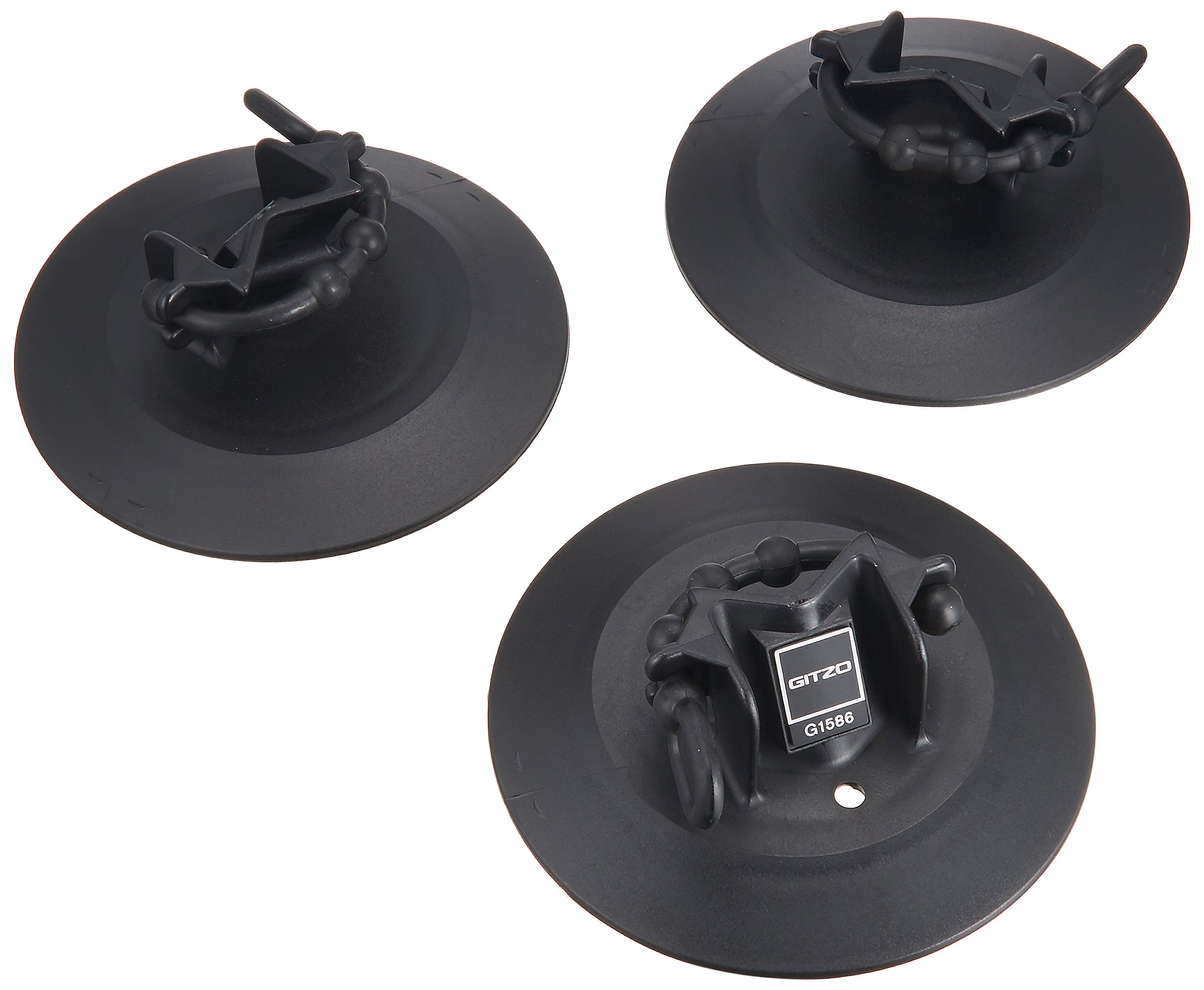 Gitzo G1586B3 Locationschuh (Set of 3), black/anthracite