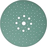 Serious Grit - 225mm (9-Inch) P220 Grit Drywall Sanding Discs - 25 Pack Box | Fits Festool Planex, Other 9" Drywall Sanders - Hook &amp; Loop Anti-Clog Multi Hole Sandpaper for Plaster, Paint, Joint Compound