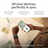 Google Pixel Watch LTE 41mm Matte Black Stainless Steel Obsidian Band Renewed view 4