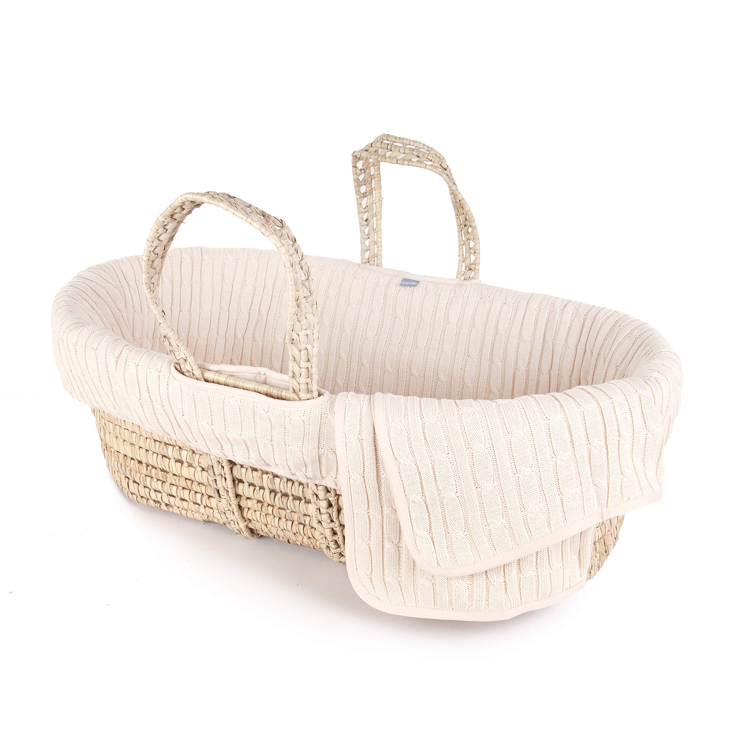 cable knit moses basket