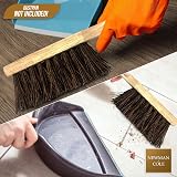 Newman and Cole Natural Wooden Hand Brush Stiff Bassine Bristles view 5