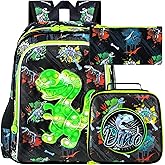3PCS Girls and Boys Backpack, 16" Kids Bookbag with Lunch Box, Water Resistant School Bag for Elementary Prechool