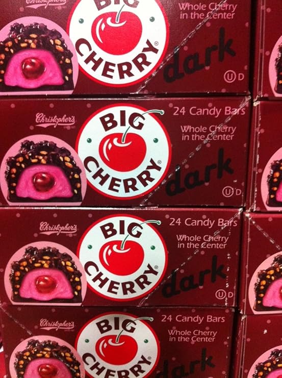 Christopher's Big Cherry Dark Chocolates 1.75 Oz 24