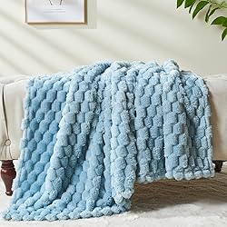 NEWCOSPLAY Super Soft Throw Blanket Blue Premium