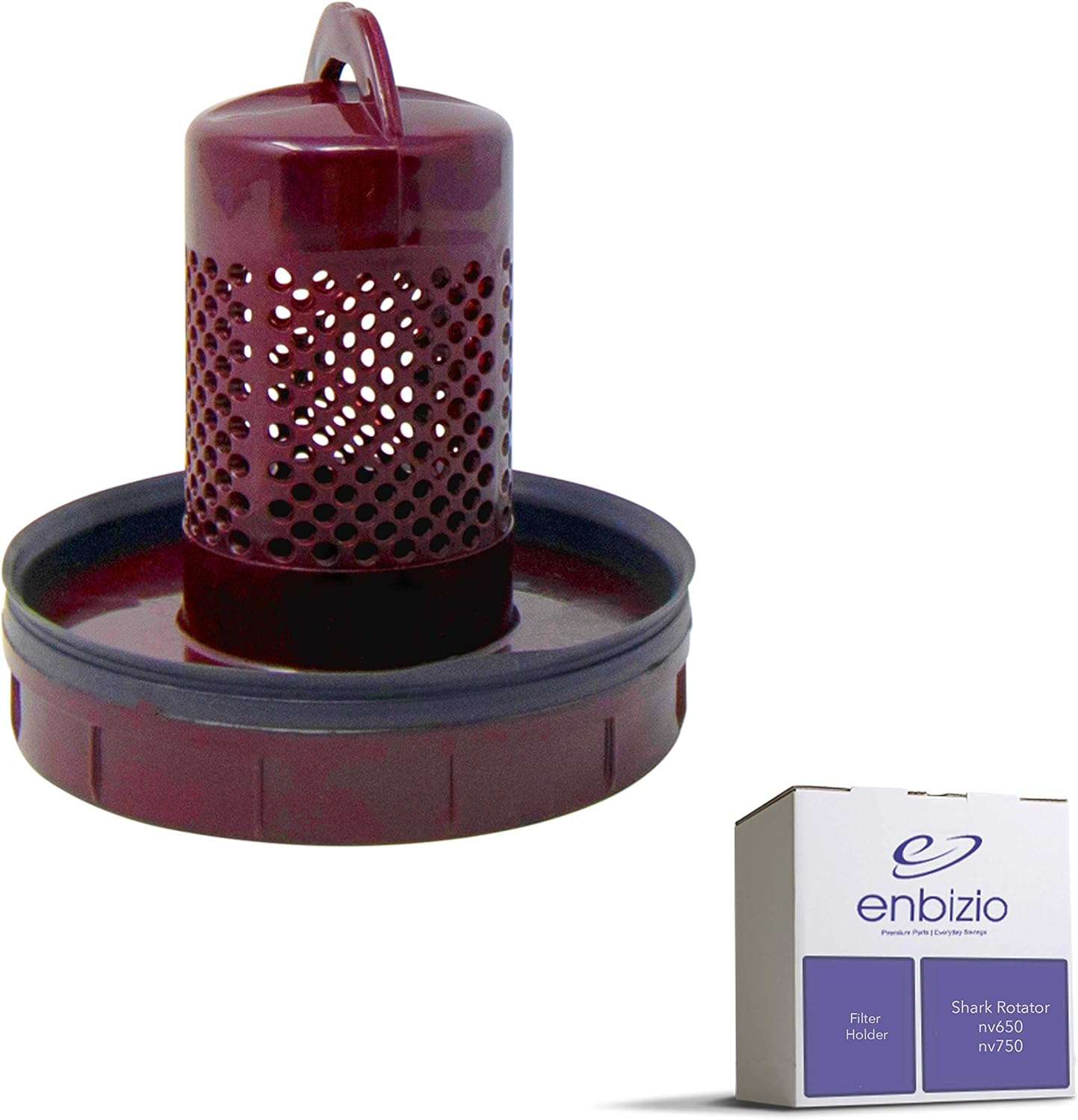 Enbizio Genuine Shark Vacuum Replacement Parts for the Shark Professional Rotator Powered Lift Away Upright Vacuum Nv650 Nv750 - Filter Frame Holder - RED: Home Improvement
