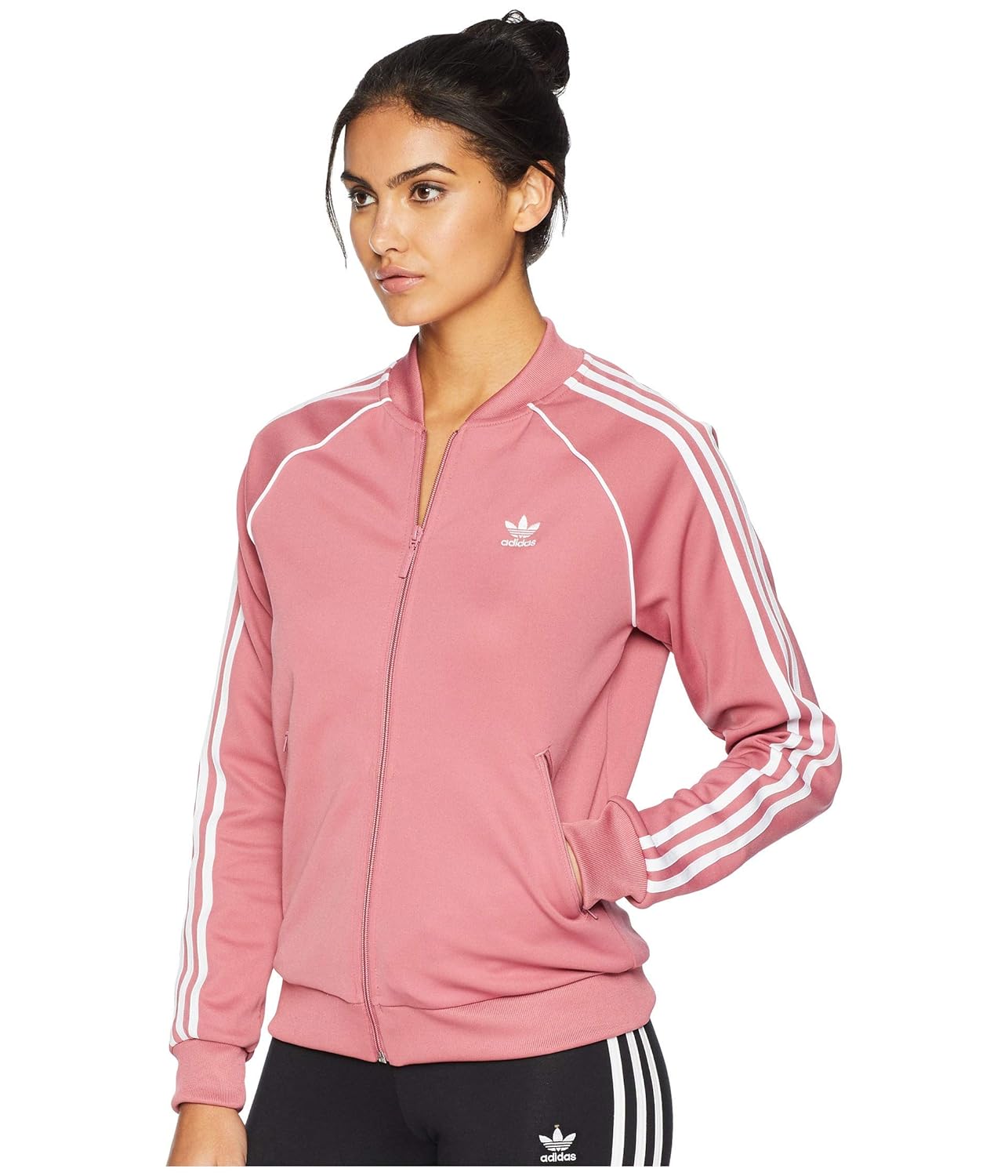 adidas sst track jacket trace maroon