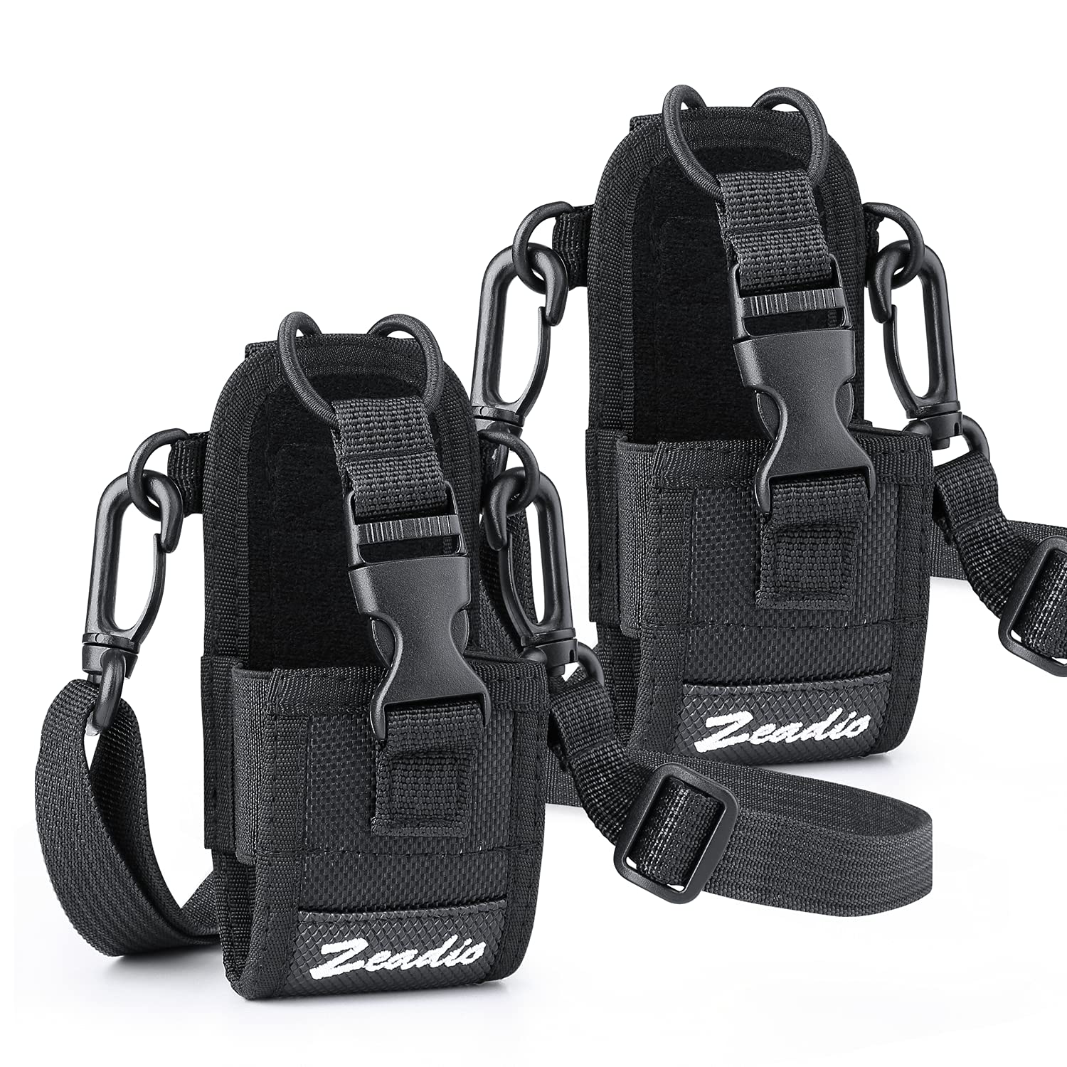 zeadio Versatile Two-Way Radio Case, Universal Durable Holster Pouch Case Holder for Two-Way Radio Walkie Talkies (ZNC-D, Pack of 2) — image 1