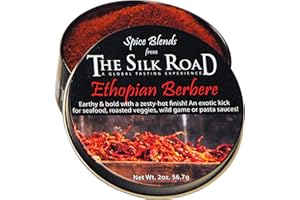 THE SILK ROAD A GLOBAL TASTING EXPERIENCE Ethiopian Berbere Spice Blend from The Silk Road Restaurant (2oz), No Salt | All Natural East African Seasoning | Vegan | Gluten Free Ingredients | NON-GMO | No Preservatives