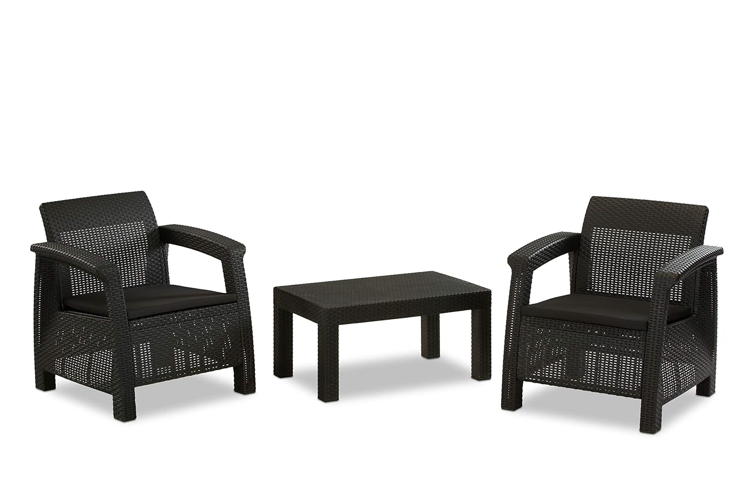 Amazon.de: Gartenmöbelset 3-tlg., für Balkon und kleine Terrassen, inkl