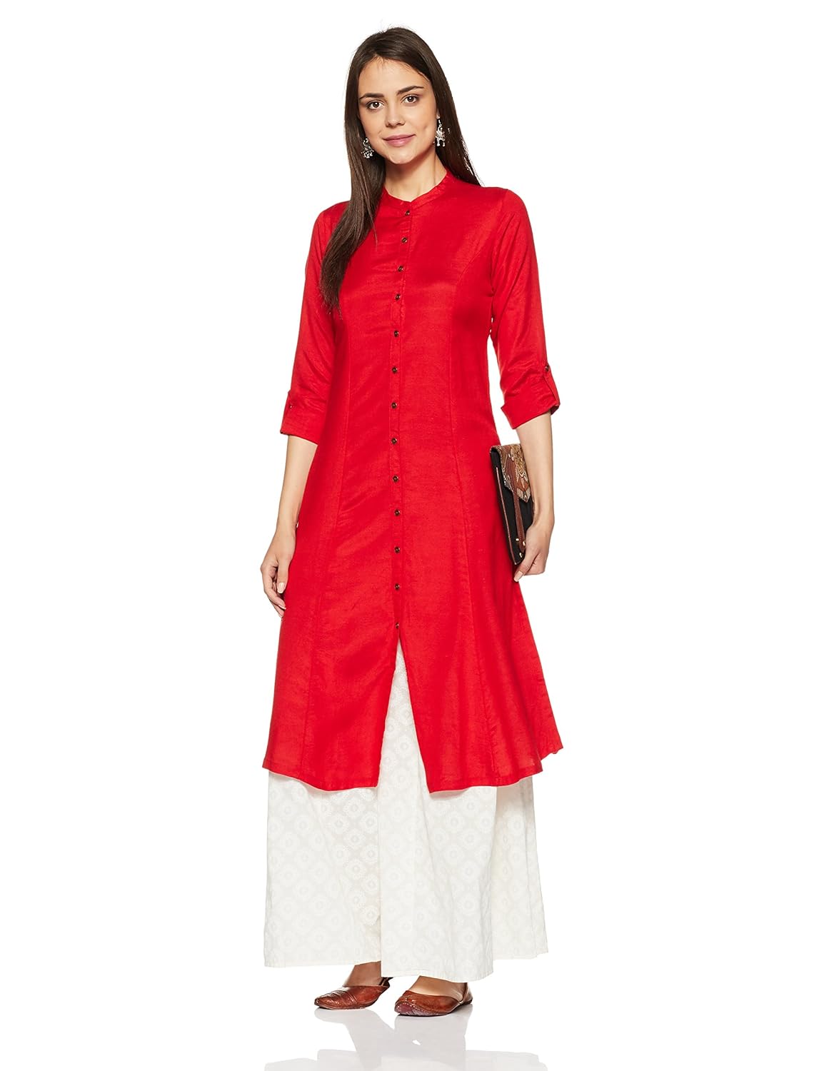 biba women's angrakha kurta