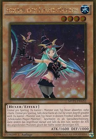 MVP1-DEG52 - Schokoladen-Magier-Mädchen - Gold Rare - Yu-Gi-Oh - Deutsch 1. Auflage