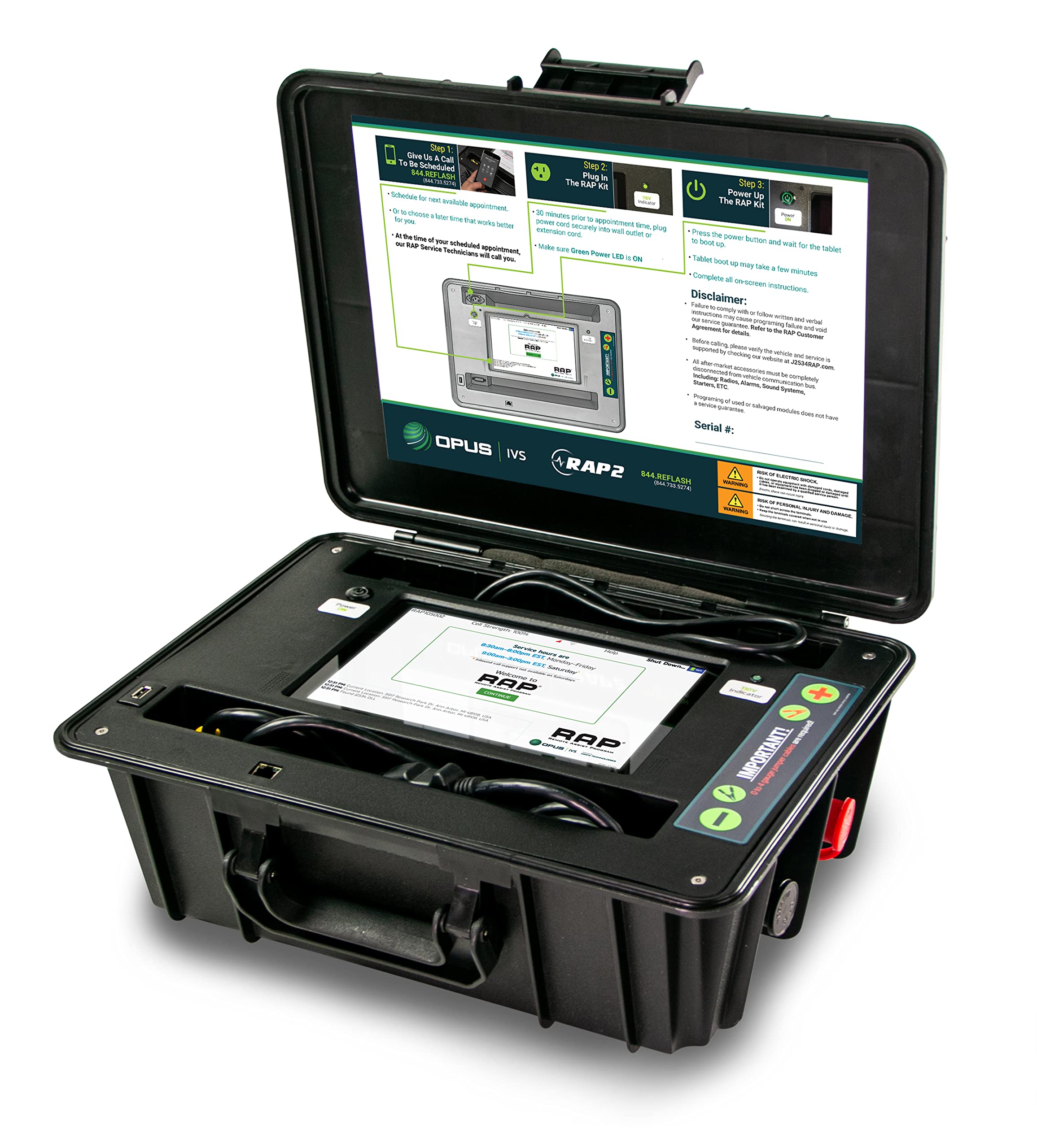 Photo 1 of Opus IVS RAP2 OEM J2534 Remote Reprogramming Tool for GM/Ford/Chrysler/Toyota/Honda/Nissan/Hyundai/Kia/BMW