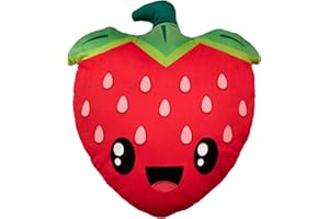 Scentco Smillows - Patented Gourmet Scented Stuffed Plush Pillows (Strawberry) - Accent, Throw, Decorative Pillows - Kids Room Decor, Gift for Kids