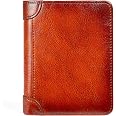 Mandiva Men's RFID Blocking Bifold Wallet - Genuine Leather, Slim Minimalist Design With ID Window