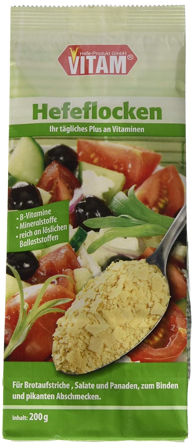 VITAM Hefeflocken salzfrei (1 x 200 g): Amazon.de: Lebensmittel & Getränke - 