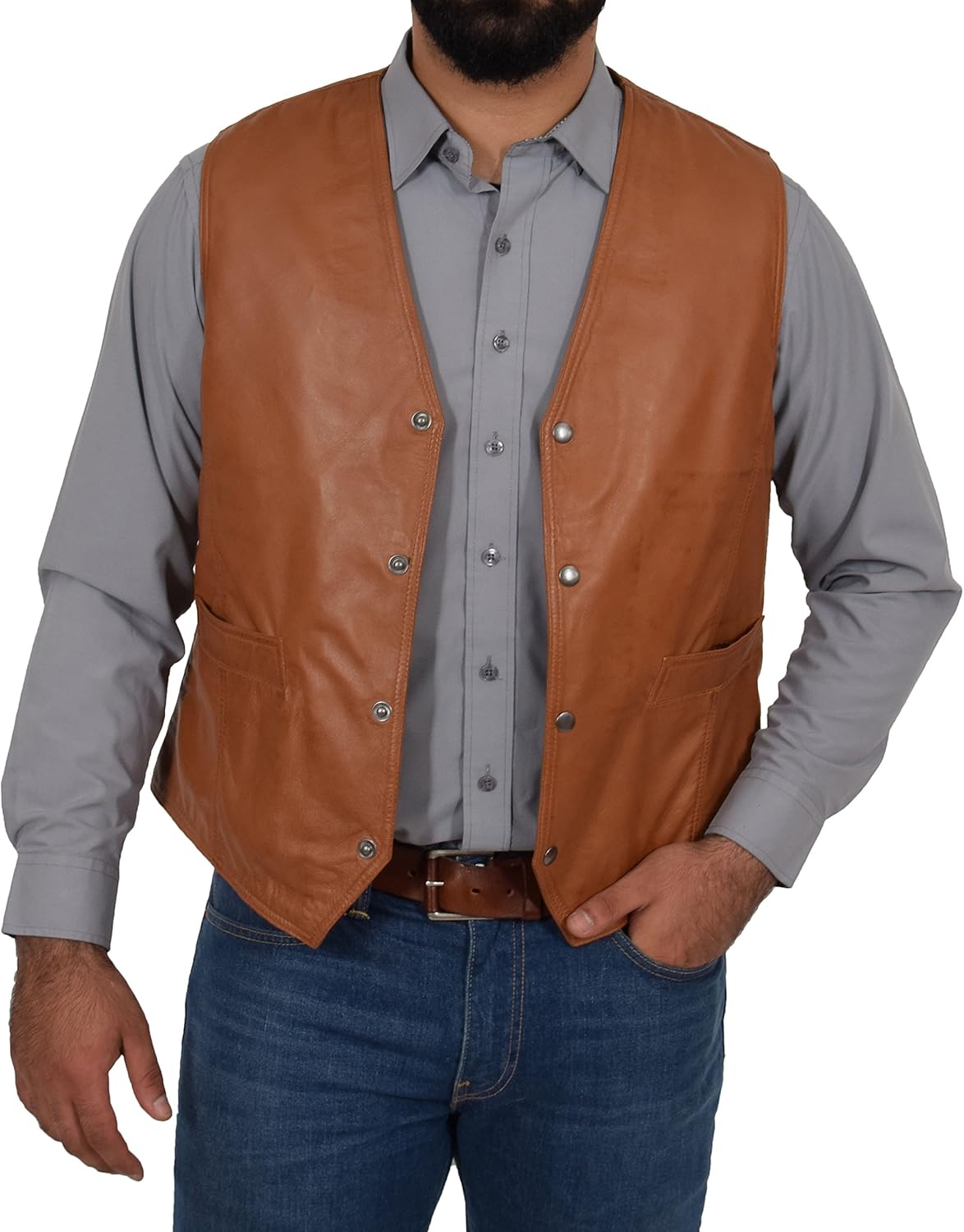 mens casual vest styles