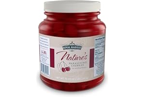 Royal Harvest Nature's Maraschino Cherries With Stems, 72 Ounce