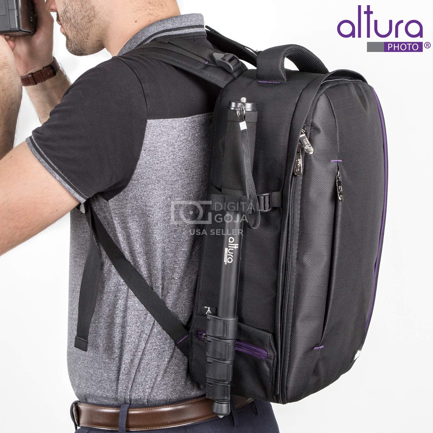 Altura Photo 62-Inch Camera Monopod - Ultra Portable, Heavy Duty Design for Canon, Nikon, Sony Mirrorless & DSLR Cameras : Camera & Photo