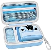 Grapsa Case Compatible with DYLANTO for ESOXOFFORE for ETIKEZ for YTETCN for DUDUDRAGON Instant Print Camera, Kids Camera Storage for Accessories (Box Only) (Single Case, Blue)