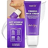 MAREE Neck Cream with Face Roller – Neck Creams For Tightening and Firming – Pro Retinol & AH-8 Firming Neck Cream Roller - Face Double Chin Wrinkle Cream for Women - Crema Reafirmante Para el Cuello