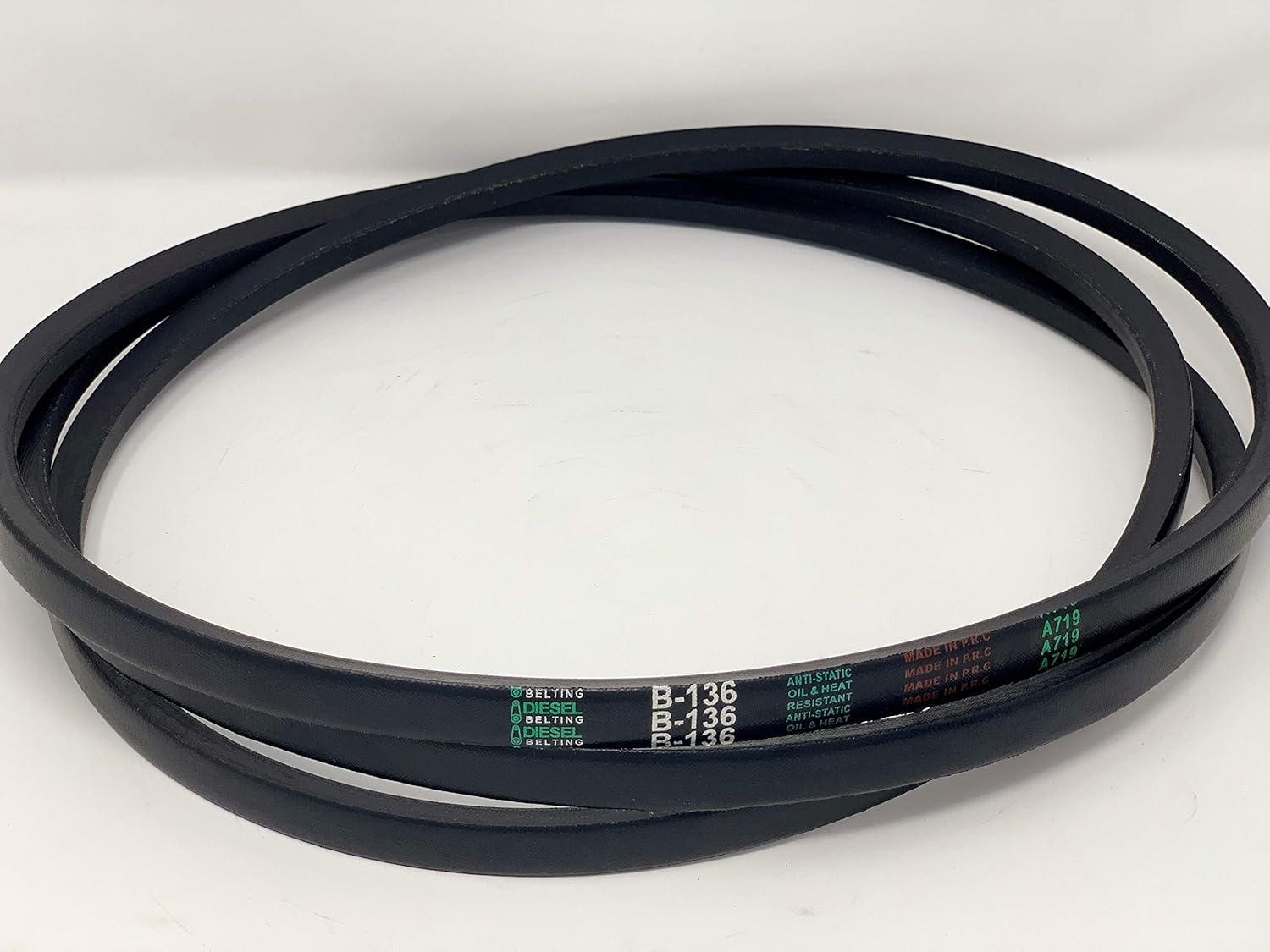 B136 Classic Wrapped VBelt 21/32 x 139in Outside Circumference Amazon