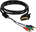 Monoprice 102508 6-Feet DVI-I to 3 RCA Component Video Cable (DVI-I-3-RCA)