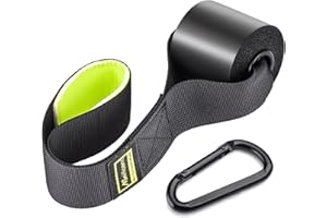 Manificent Door Anchor for Resistance Bands, Heavy Duty Padded Door Anchor System Door Hook, Must-Have Workout Exercise Bands Attachment Compatible for Loop Bands, Resistance Tube