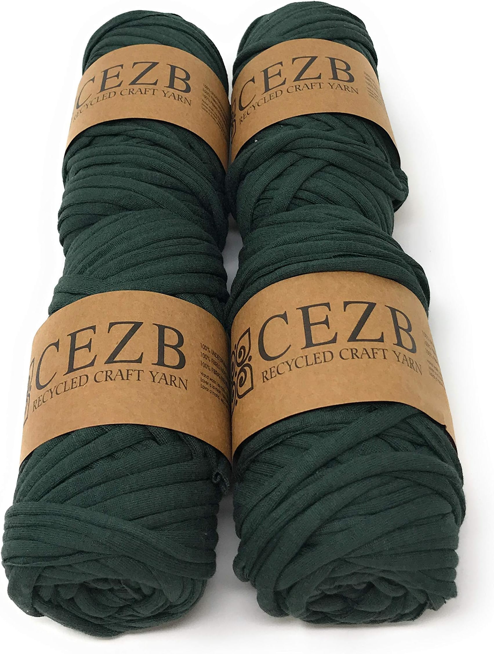 T-Shirt Yarn (4 Pack) Bulky Fettuccini Zpagetti Style Elastic Strong Cloth T Shirt Yarn for Knitting Sewing Crocheting Bags Bowls DIY Handicraft and Home décor Projects Yarn#700