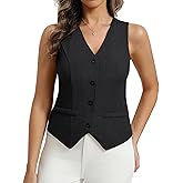 Belle Poque Womens Vest Top Trendy Knitted Waistcoat Sleeveless Button Down Tops Suit Vest Tops