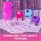 Cool MAKER Shimmer Me Body Art Roller with 3 Foils Gems 135 Designs view 3
