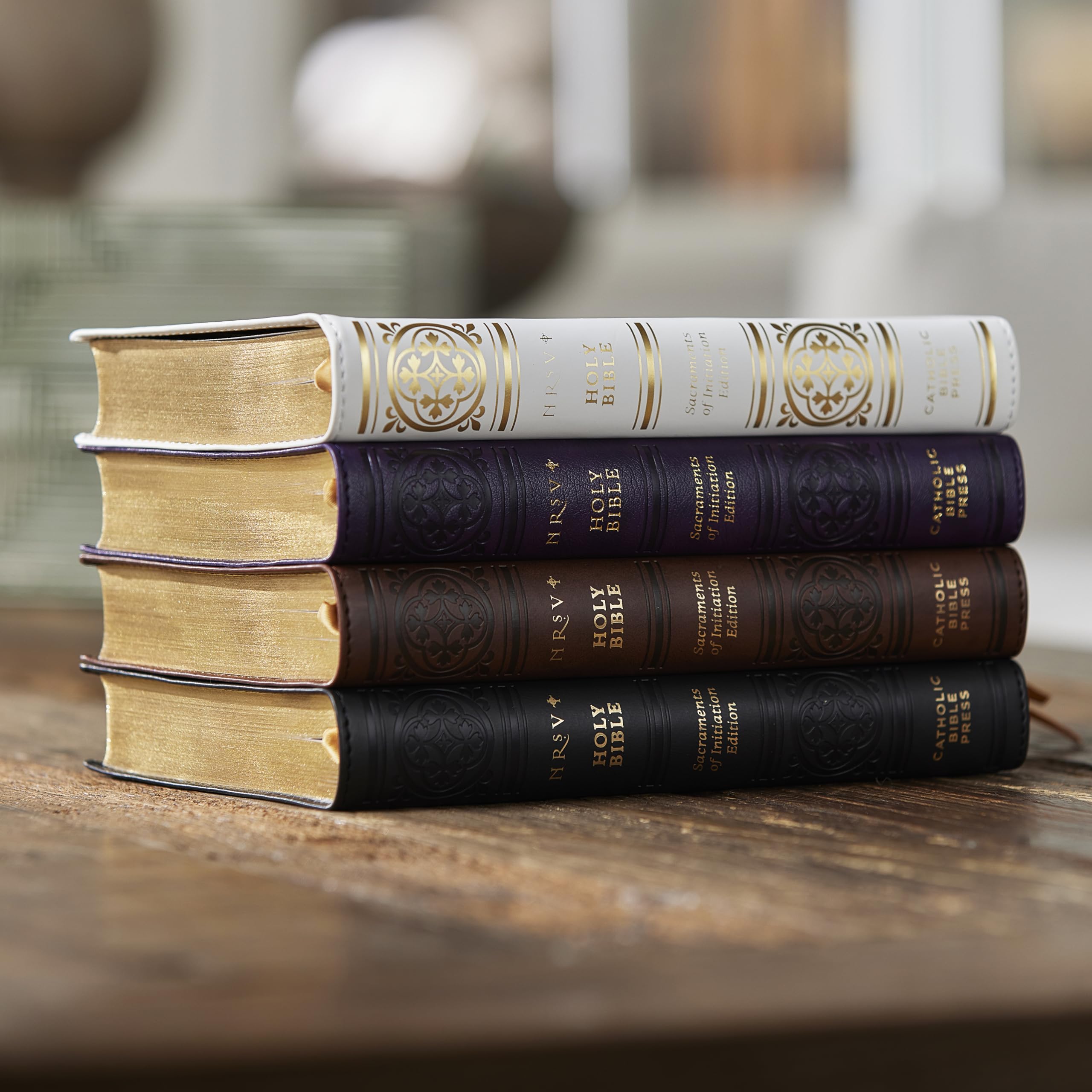 NRSVCE Sacraments of Initiation Catholic Bible, Purple Leathersoft, Comfort Print NRSVCE Sacraments of Initiation Catholic Bible, Purple Leathersoft, Comfort Print Imitation Leather