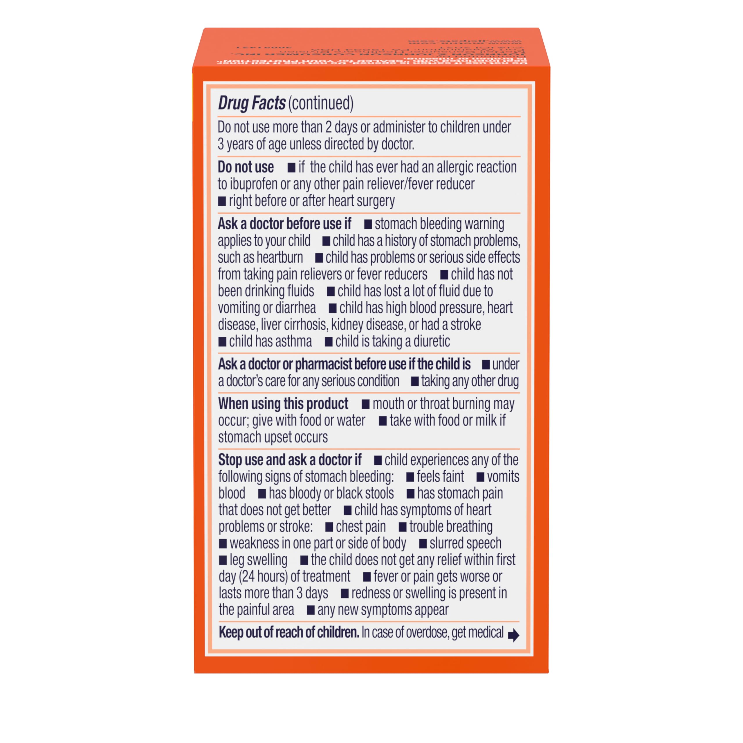 Children's Motrin Dye-Free Chewable Tablets with Ibuprofen, Kids' Fever Reducer & Pain Reliever for Sore Throat, Fever, Toothache & Pain Relief, Grape Flavor, 24 ct