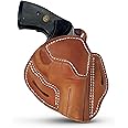 1791 Gunleather L & K Frame Revolver Holster, Leather Holster Fits Revolvers with max 3" Barrel Length, Compatible with 3" inch Colt Python, Rossi RP 63, Smith & Wesson 686, 66 Combat, 60 and 19