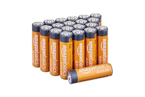 Amazon Basics AA 1.5 Volt Performance Alkaline Batteries - Pack of 20