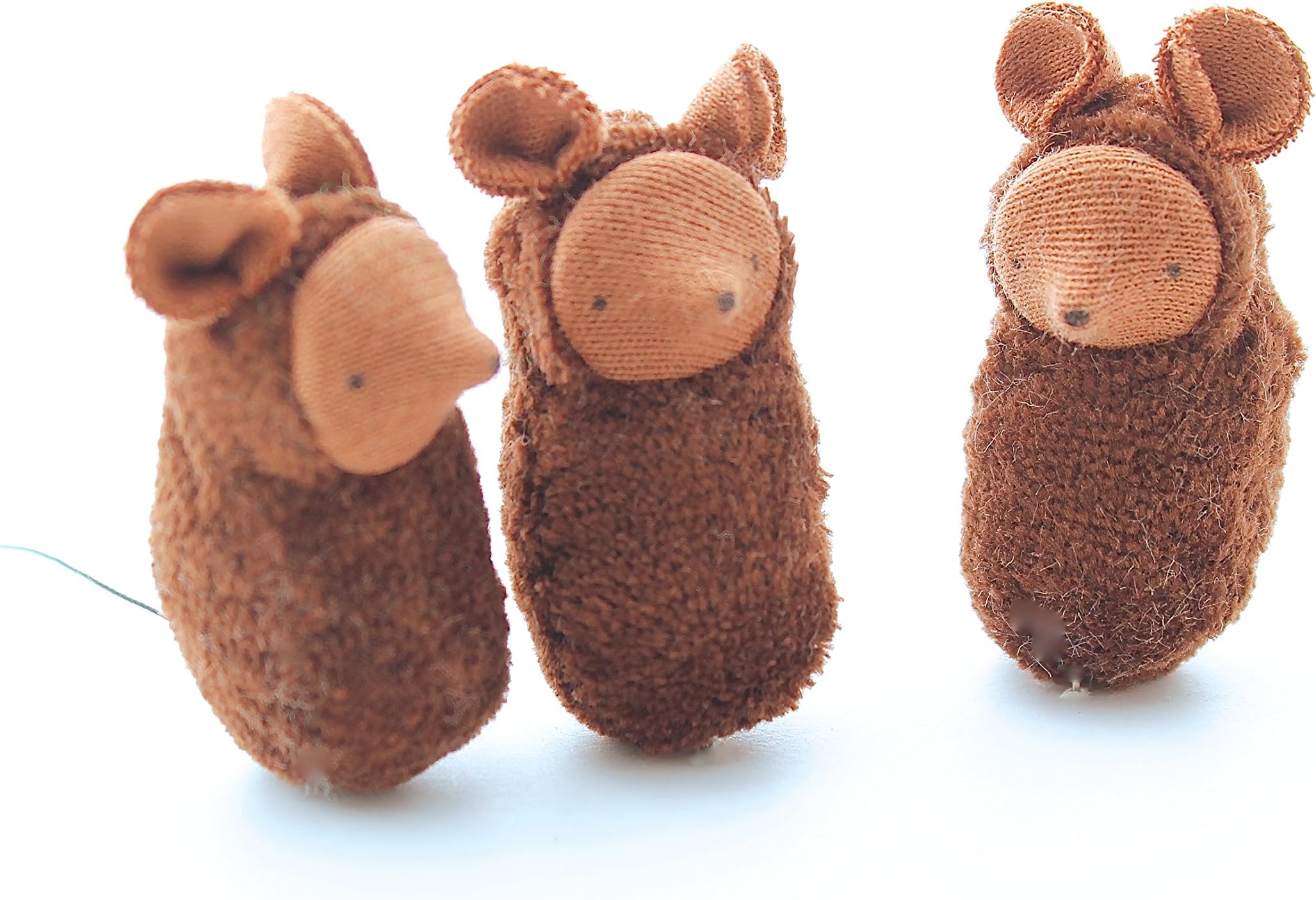 Small Brown Mice Dolls