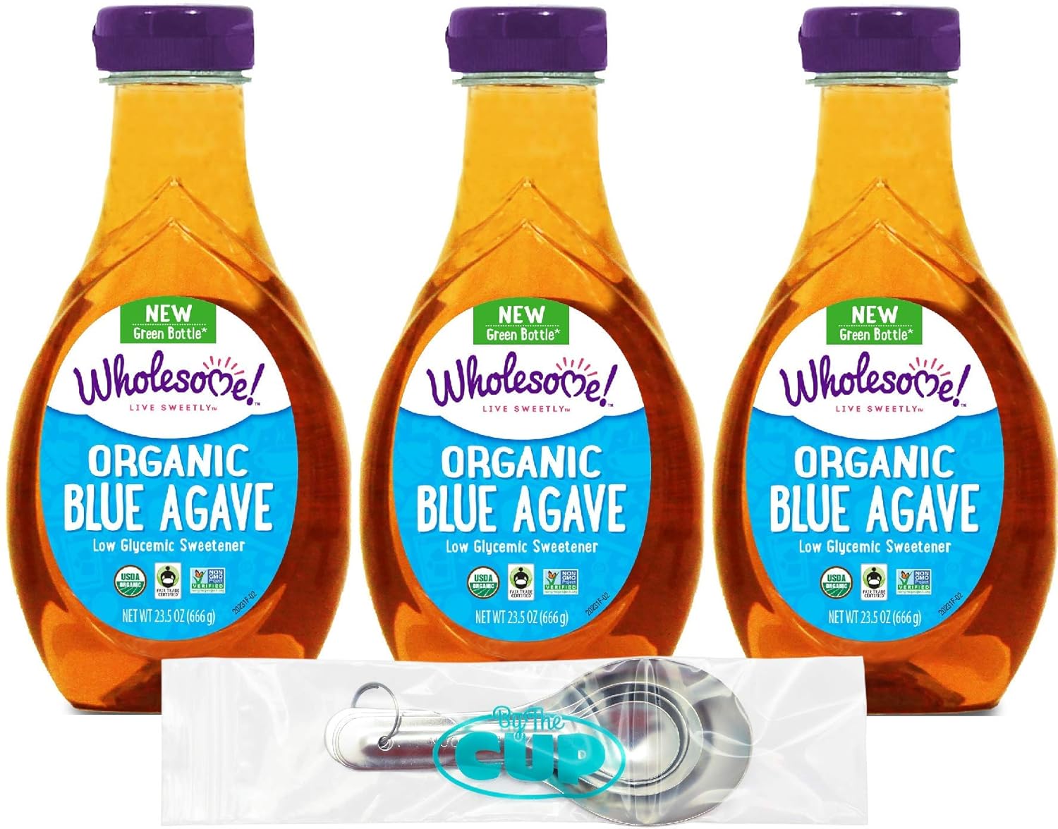 Wholesome Organic Blue Agave Nectar, Syrup, Low Glycemic